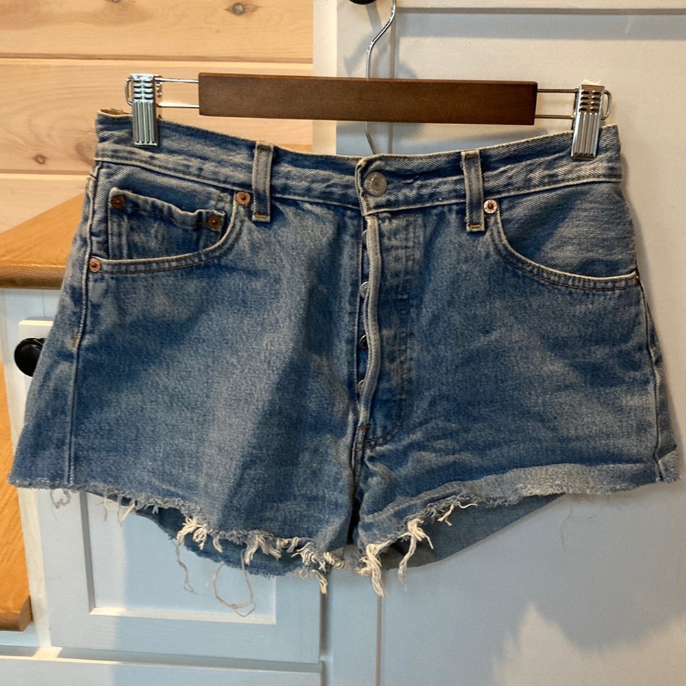 Levi’s denim cut off shorts